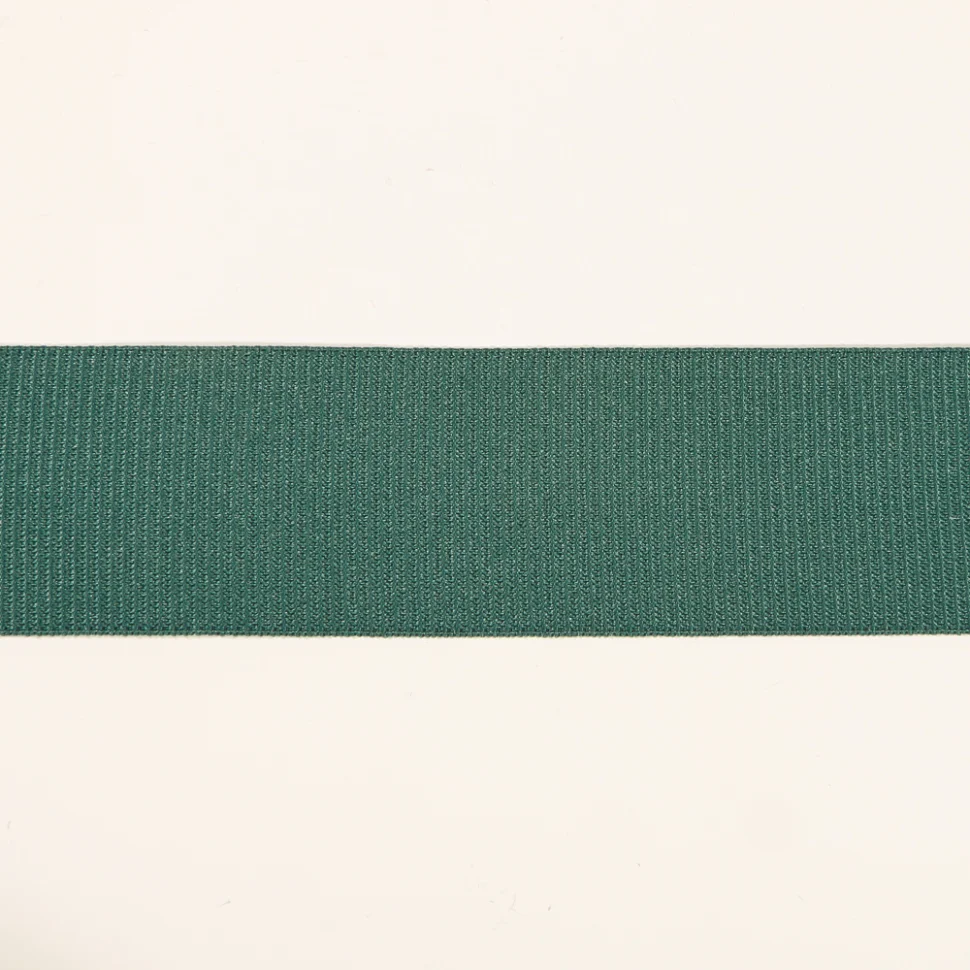 Ruban gros grain élastique ceinture 36 mm Frou-Frou - Vert canard x1m