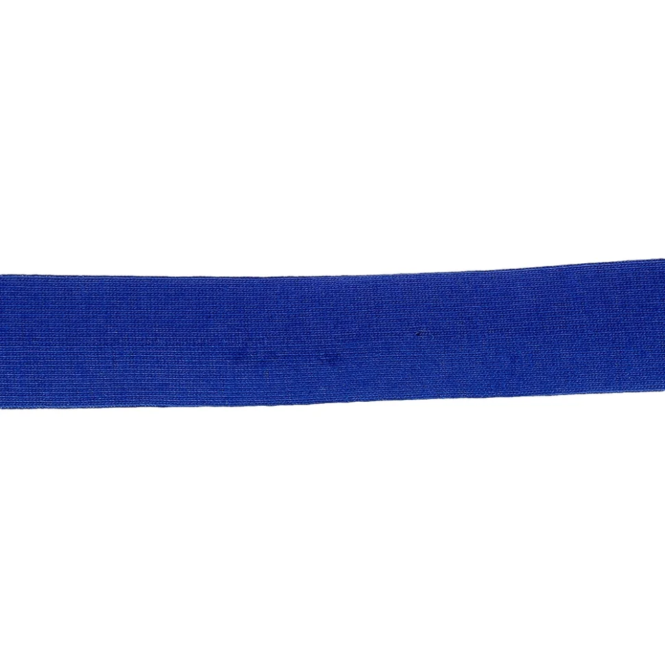 Biais replié Jersey 20 mm Bleu royal x1m