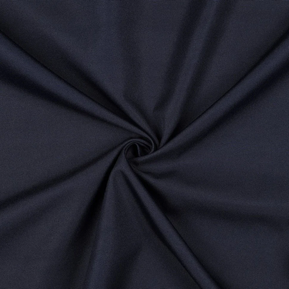 Tissu Piqué Polyester Imperméable uni Bleu nuit