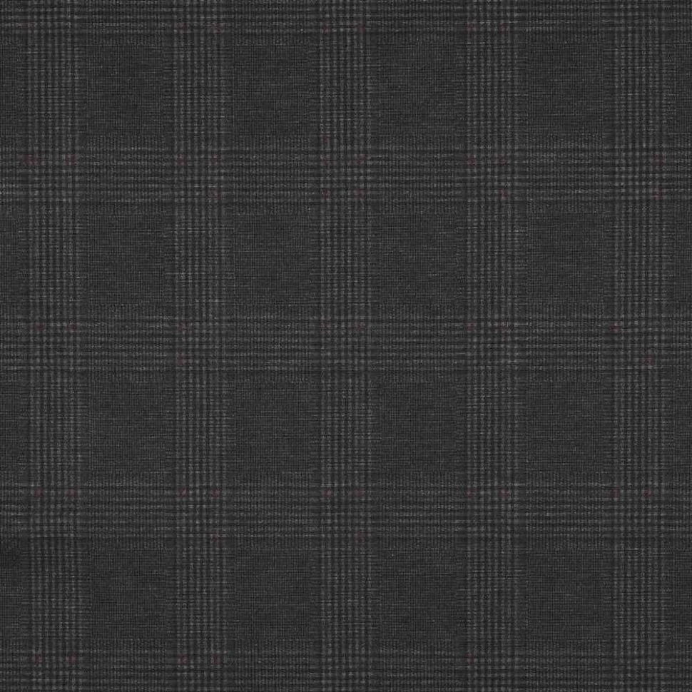 Tissu Jersey Milano motif Prince de Galles sur fond Gris