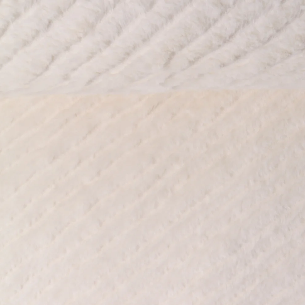 Tissu Fausse fourrure Frigg uni  Blanc