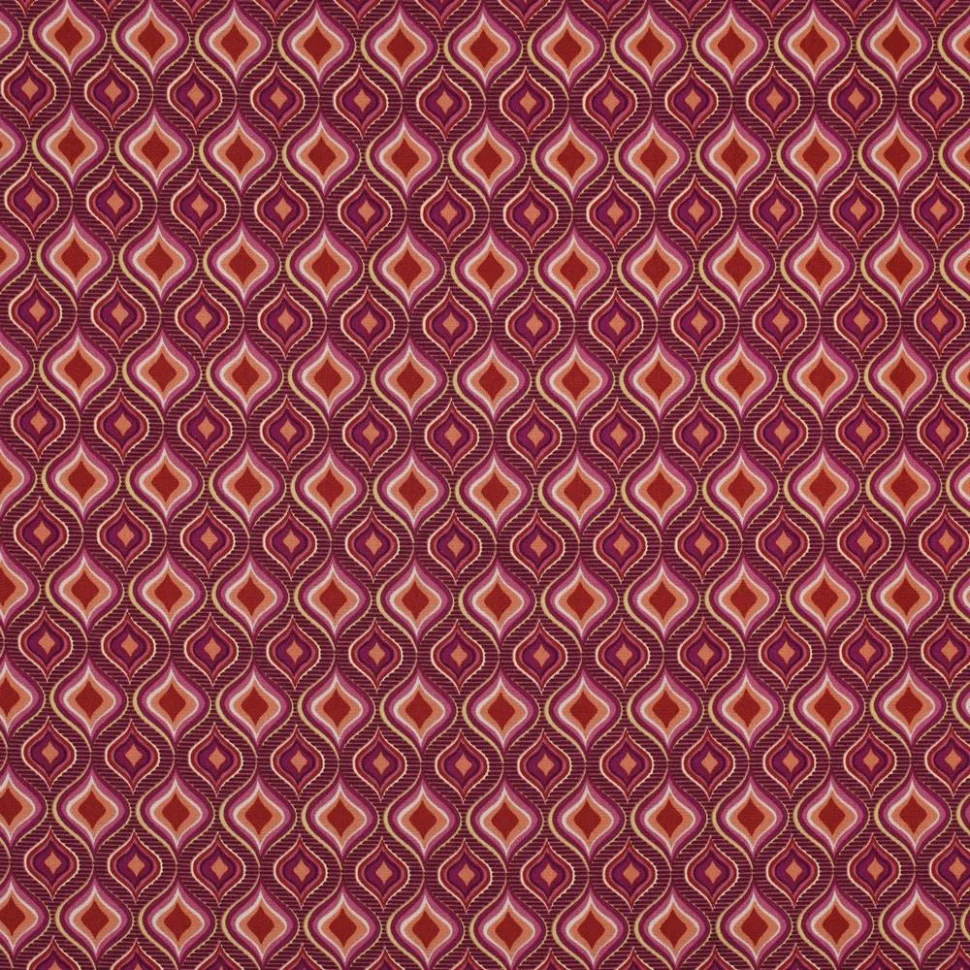 Tissu Viscose extensible Recto sur fond Rose
