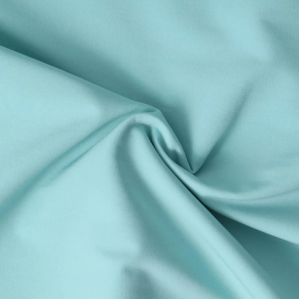 Tissu Crêpe Scuba extensible Nayeli uni Bleu ciel