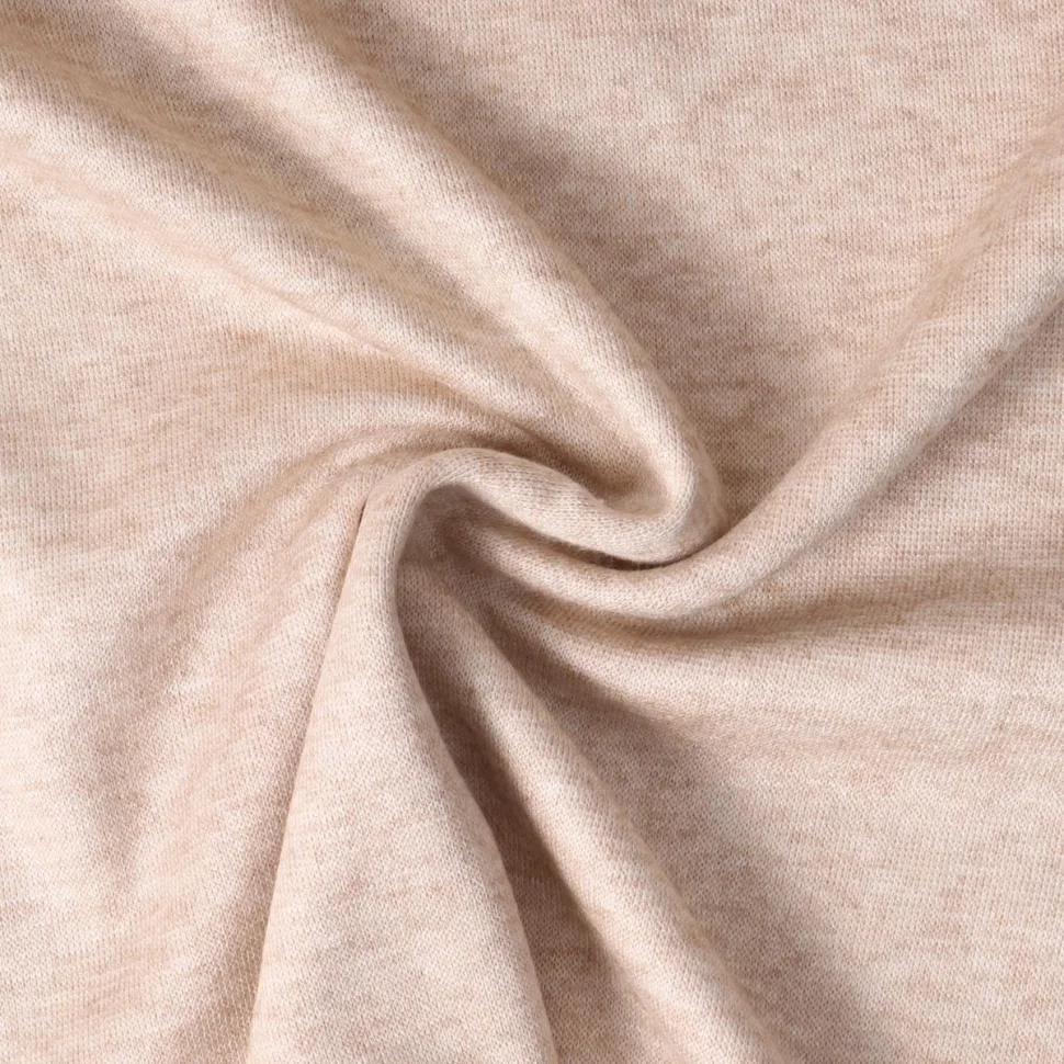 Tissu Maille Viscose Sélinae uni Beige sable
