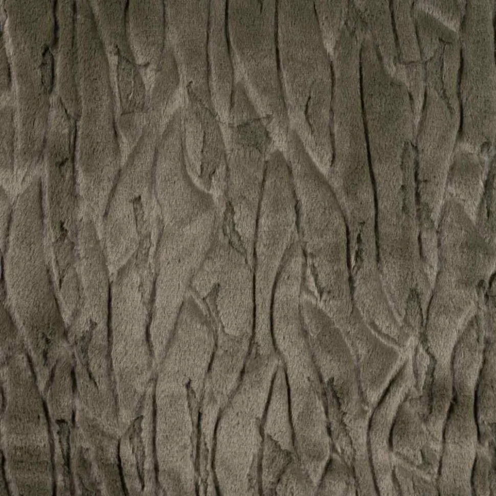 Tissu Fausse fourrure Malou uni Vert kaki