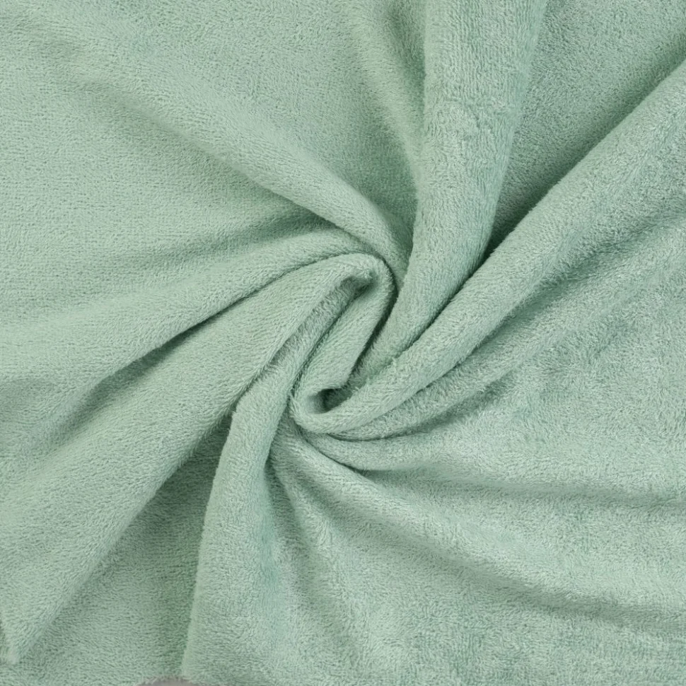 Tissu Eponge Bébé Bambou Tout doux Vert menthe