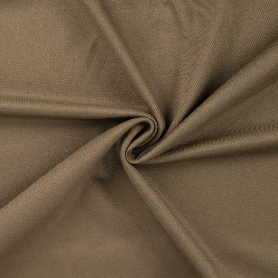 Tissu Milano Twill uni Taupe