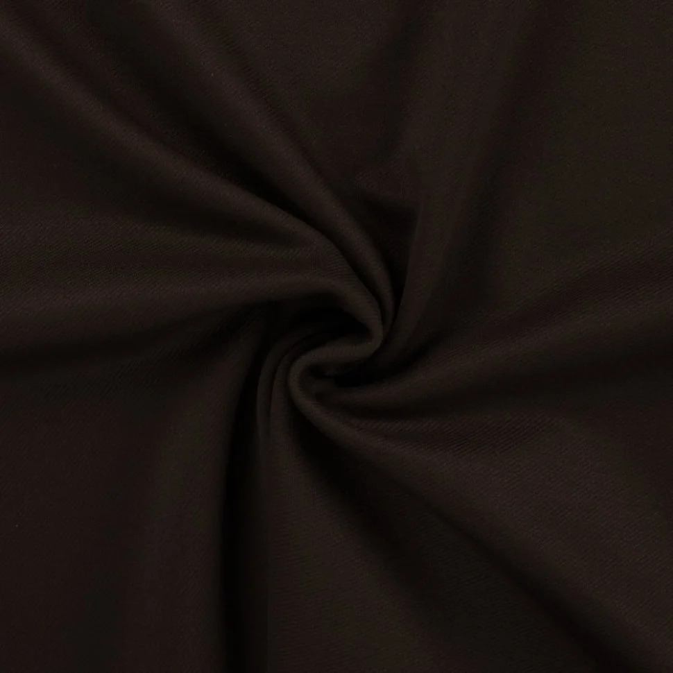 Tissu Milano Twill uni Marron foncé