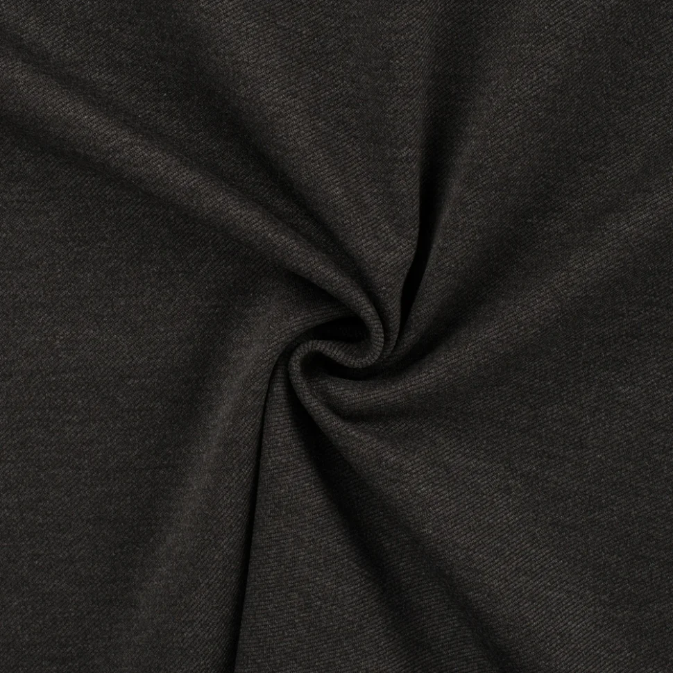 Tissu Milano Twill uni Gris ardoise profond