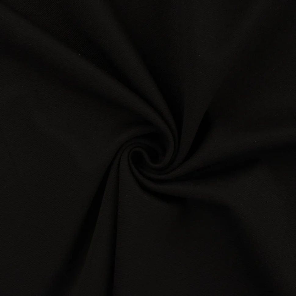 Tissu Milano Twill uni Noir