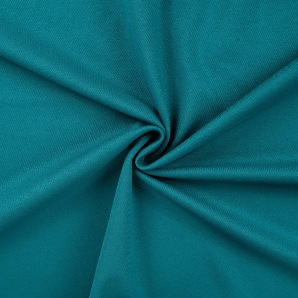Tissu Milano Twill uni Bleu pétrole