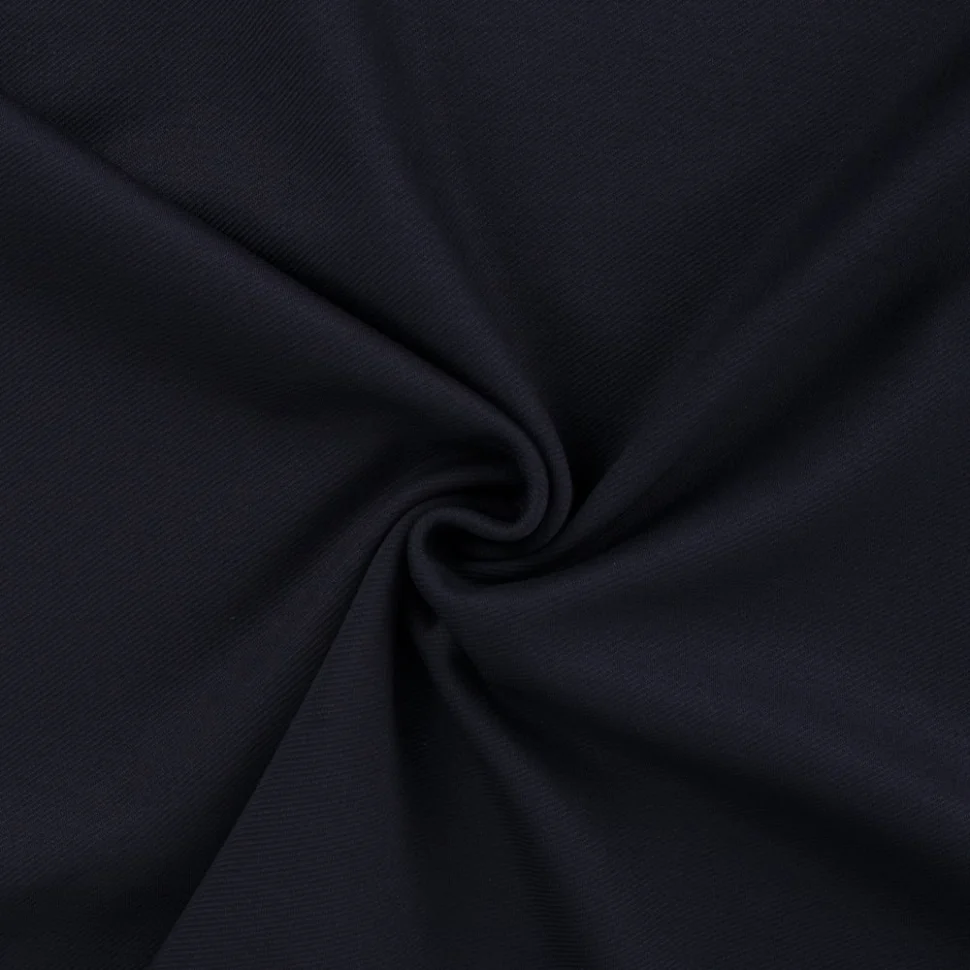 Tissu Milano Twill uni Bleu marine