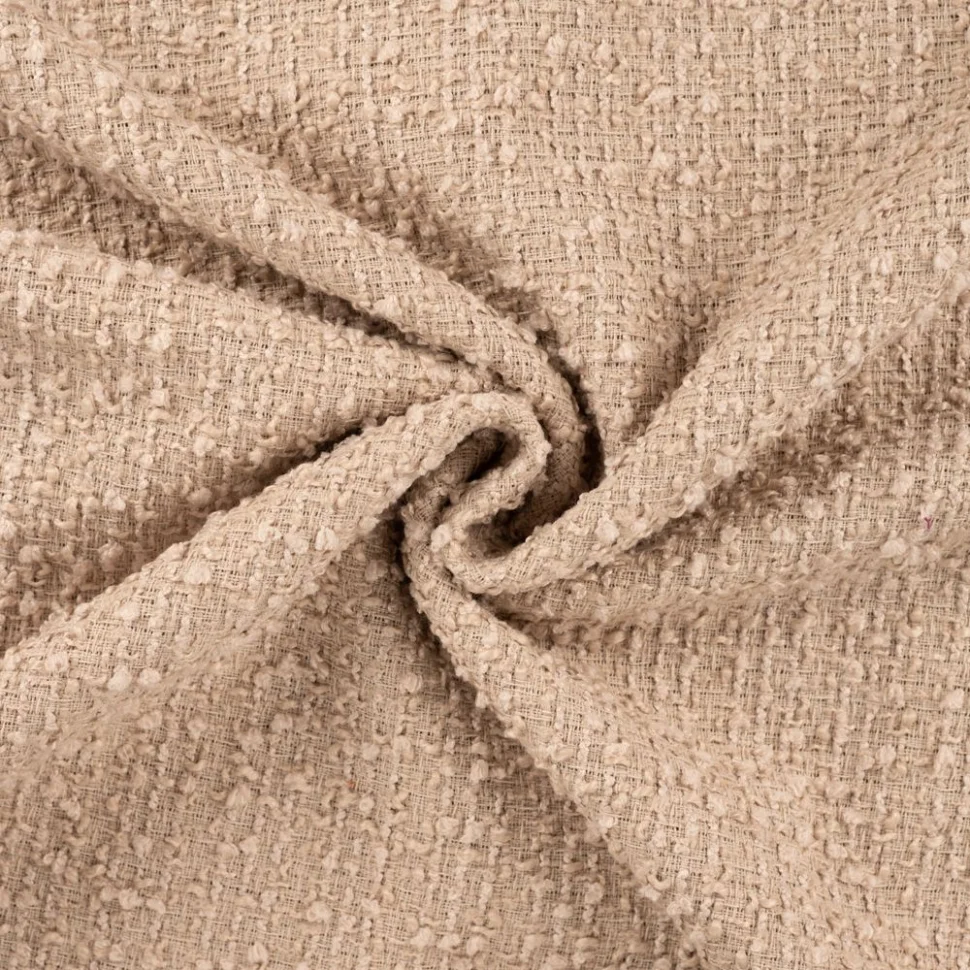 Tissu Bouclette Coco uni Beige