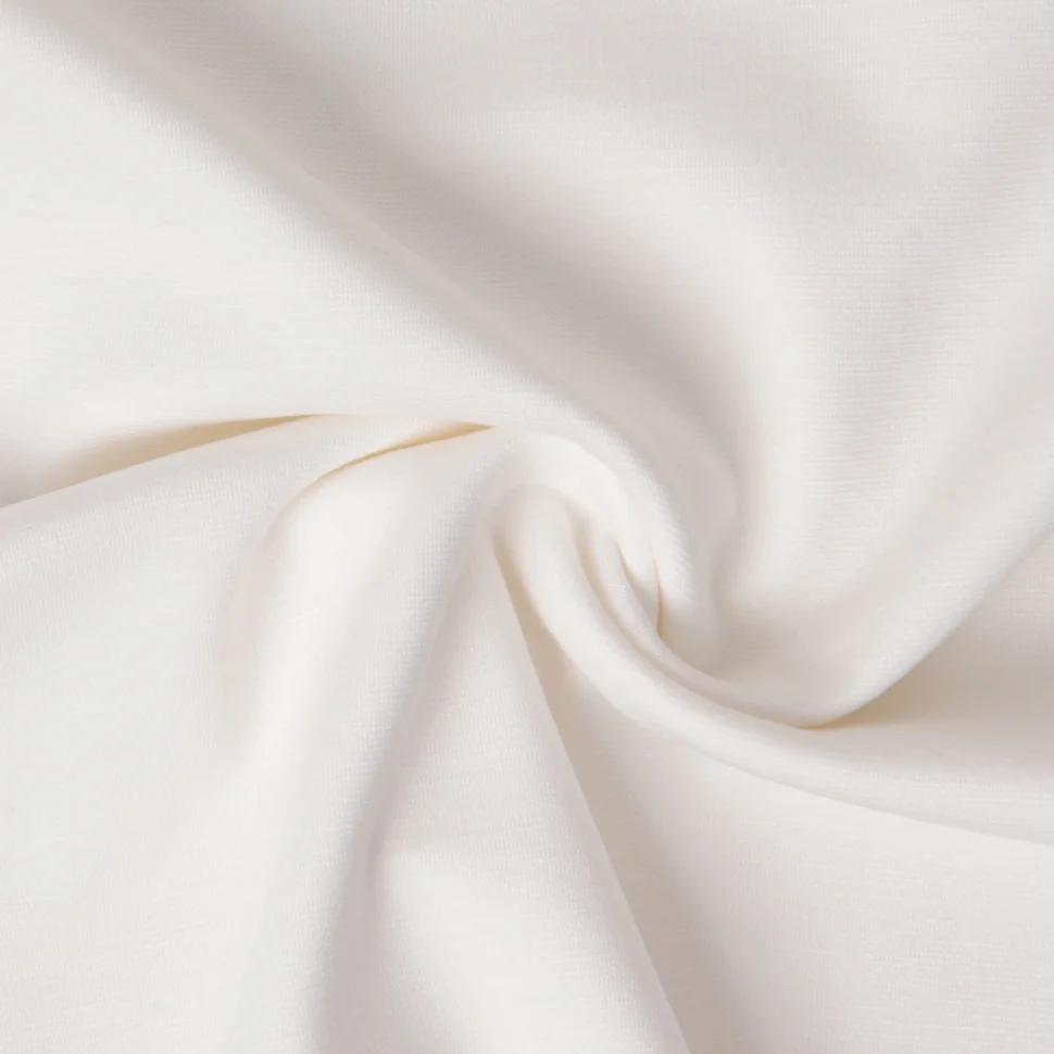 Tissu Jersey Milano brossé uni Ecru