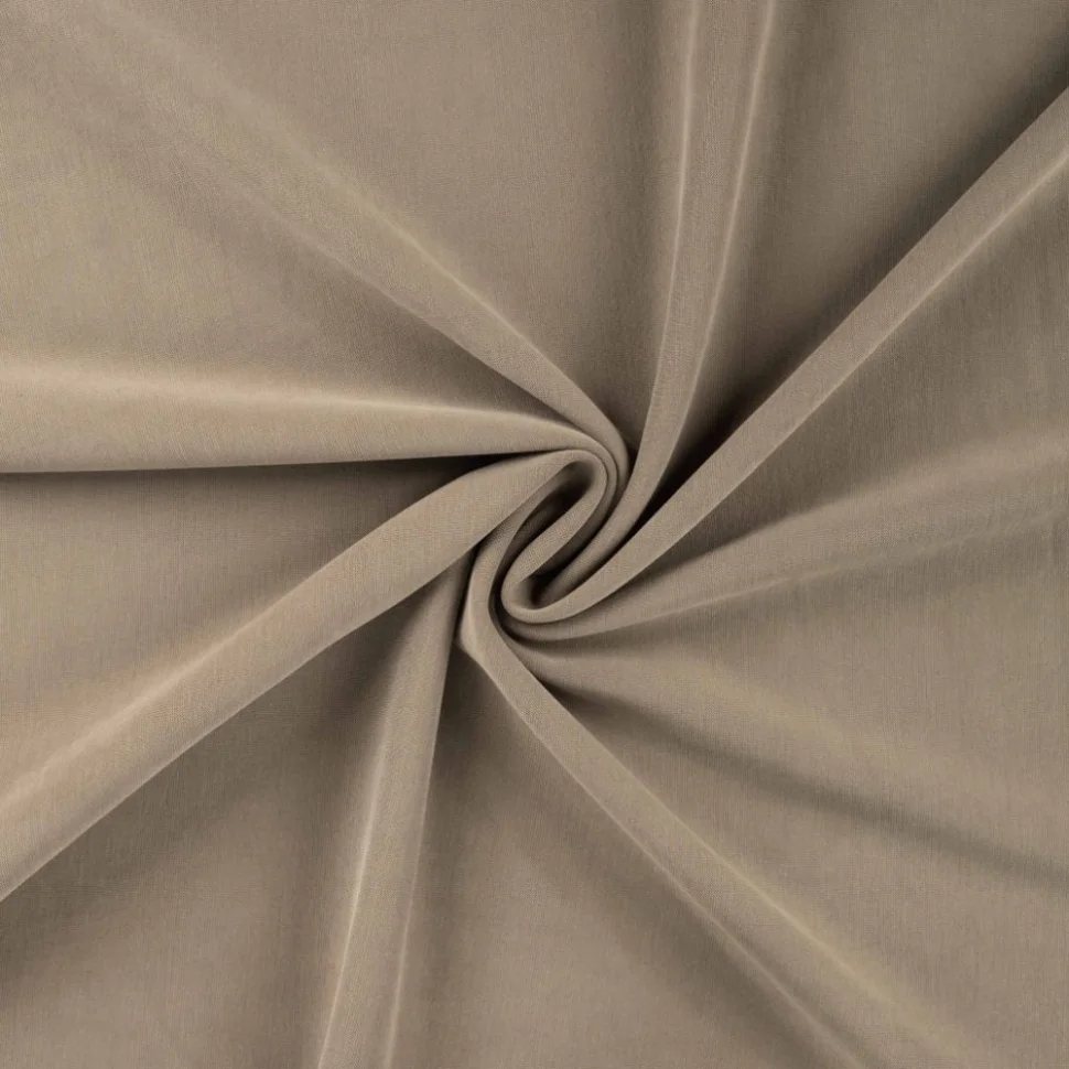 Tissu Jersey Modal satiné uni Beige sable