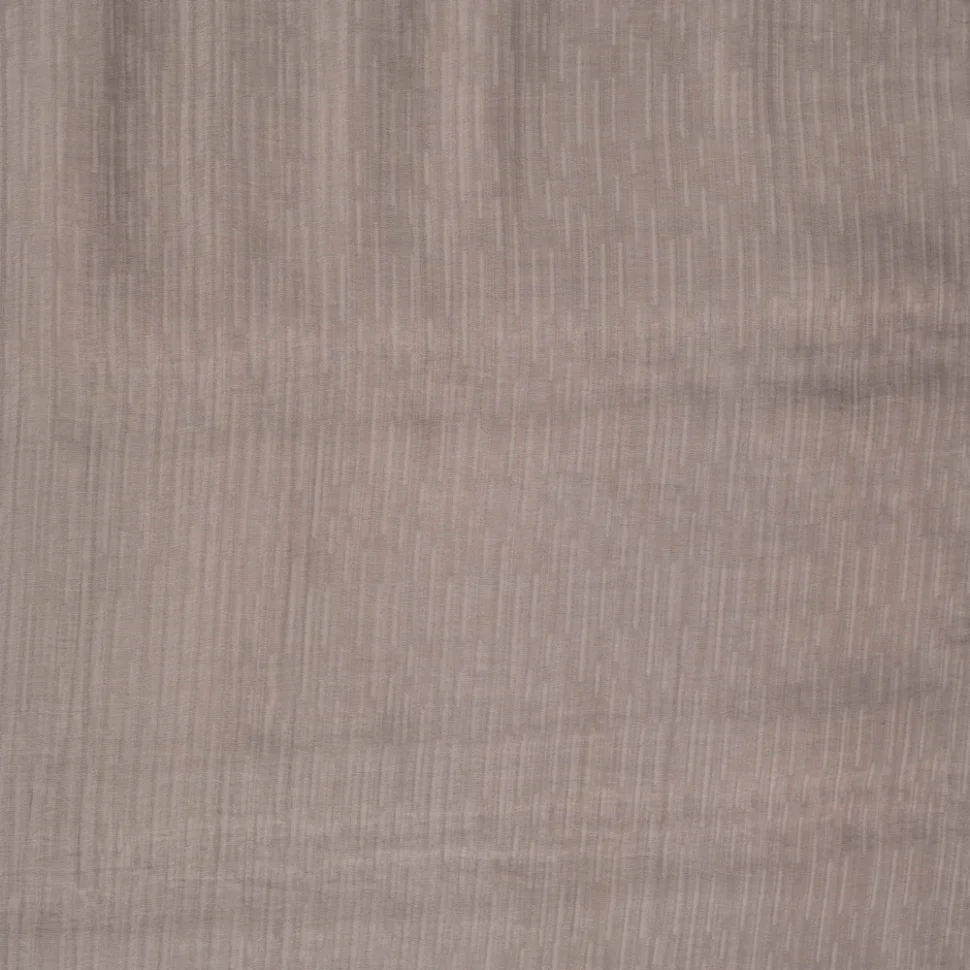 Tissu Mousseline Tencel double couche uni Taupe