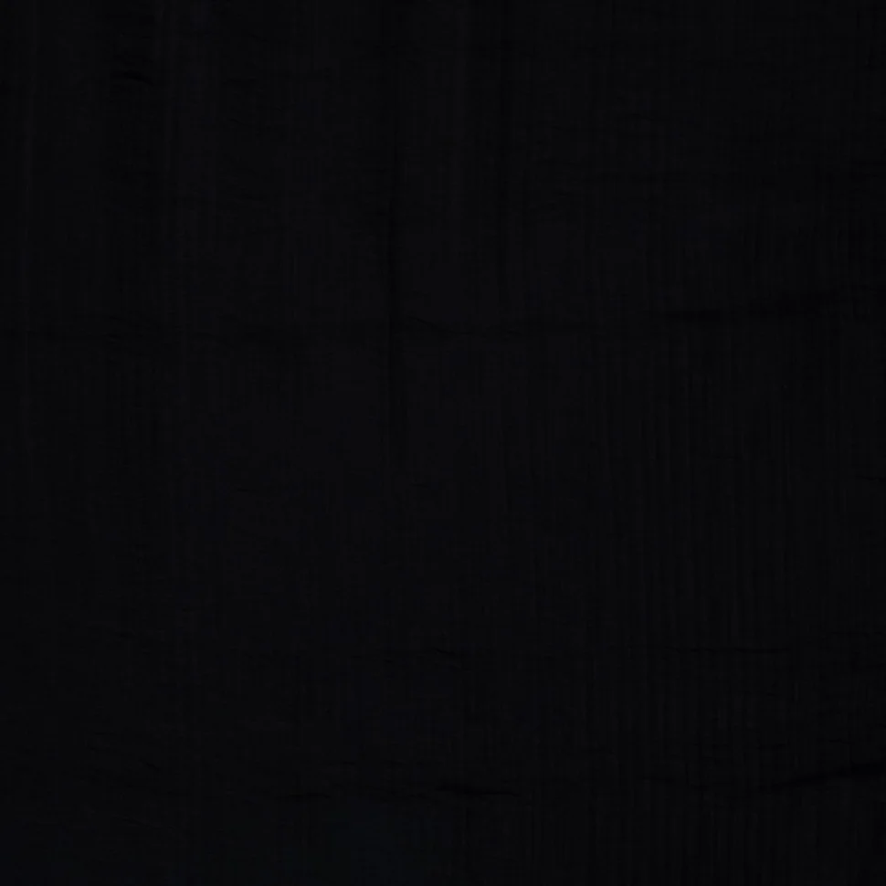 Tissu Mousseline Tencel double couche uni Noir