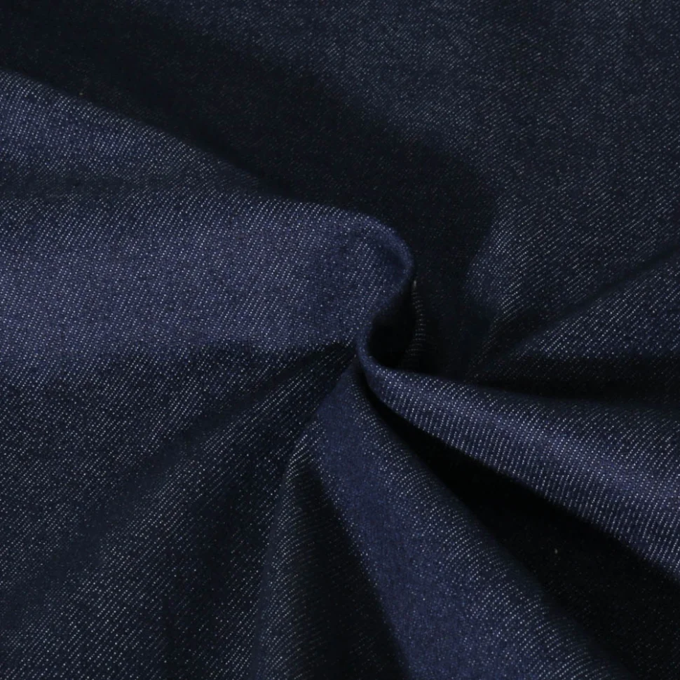Tissu Jeans Denim Ova uni Bleu foncé