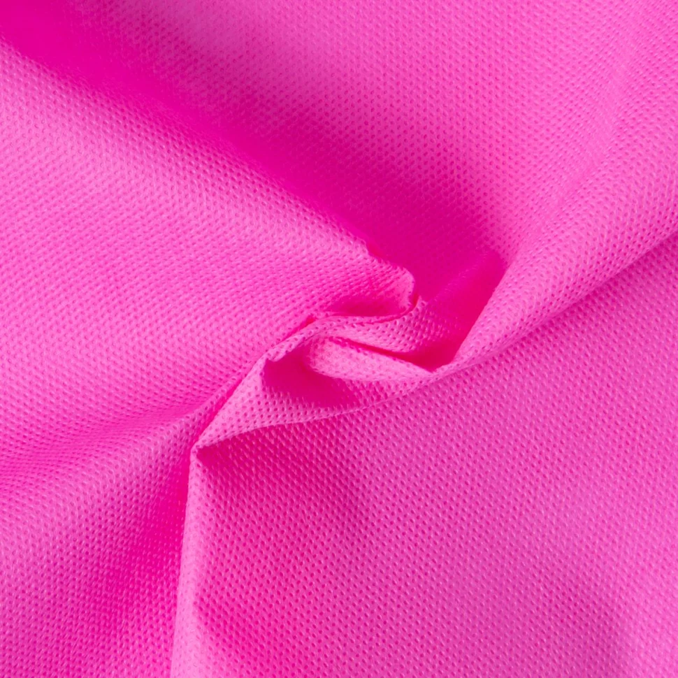Tissu Fiesta Non tissé déperlant uni Rose fuchsia