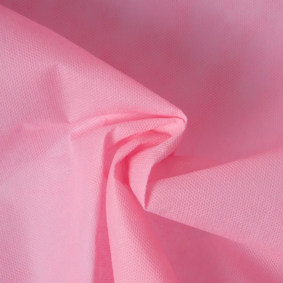 Tissu Fiesta Non tissé déperlant uni Rose