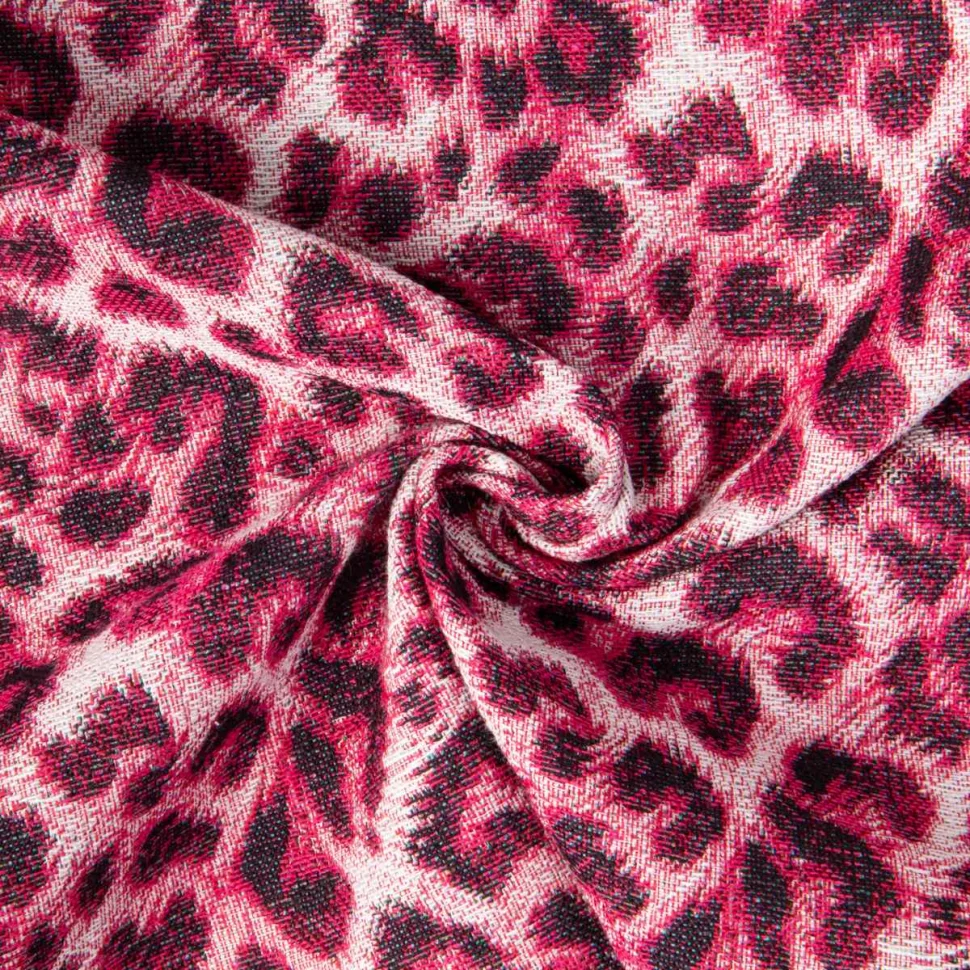 Tissu Jacquard d'ameublement Panthère Rose