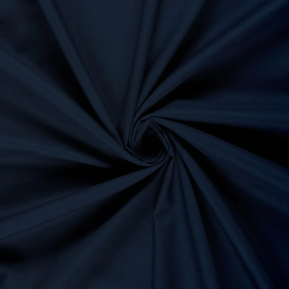 Tissu Coton uni Sonata Bleu marine