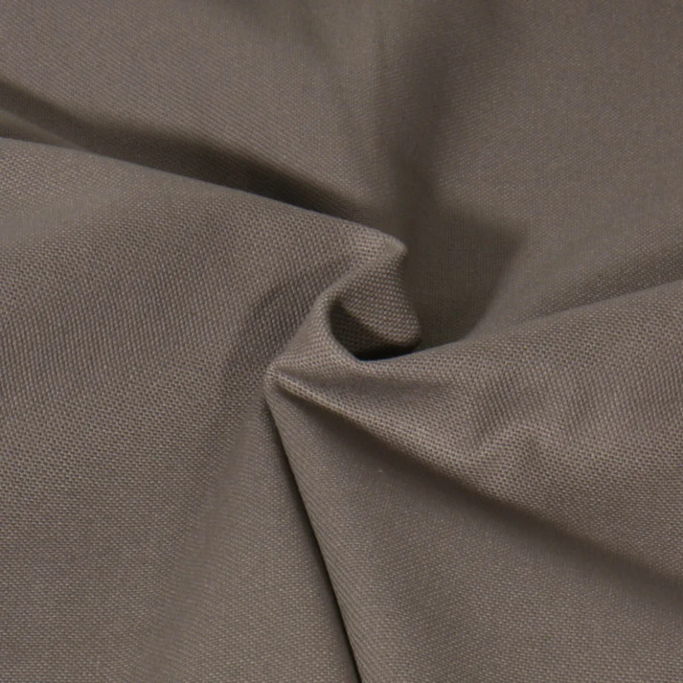Tissu Toile Coton Canvas uni Mateo Gris anthracite