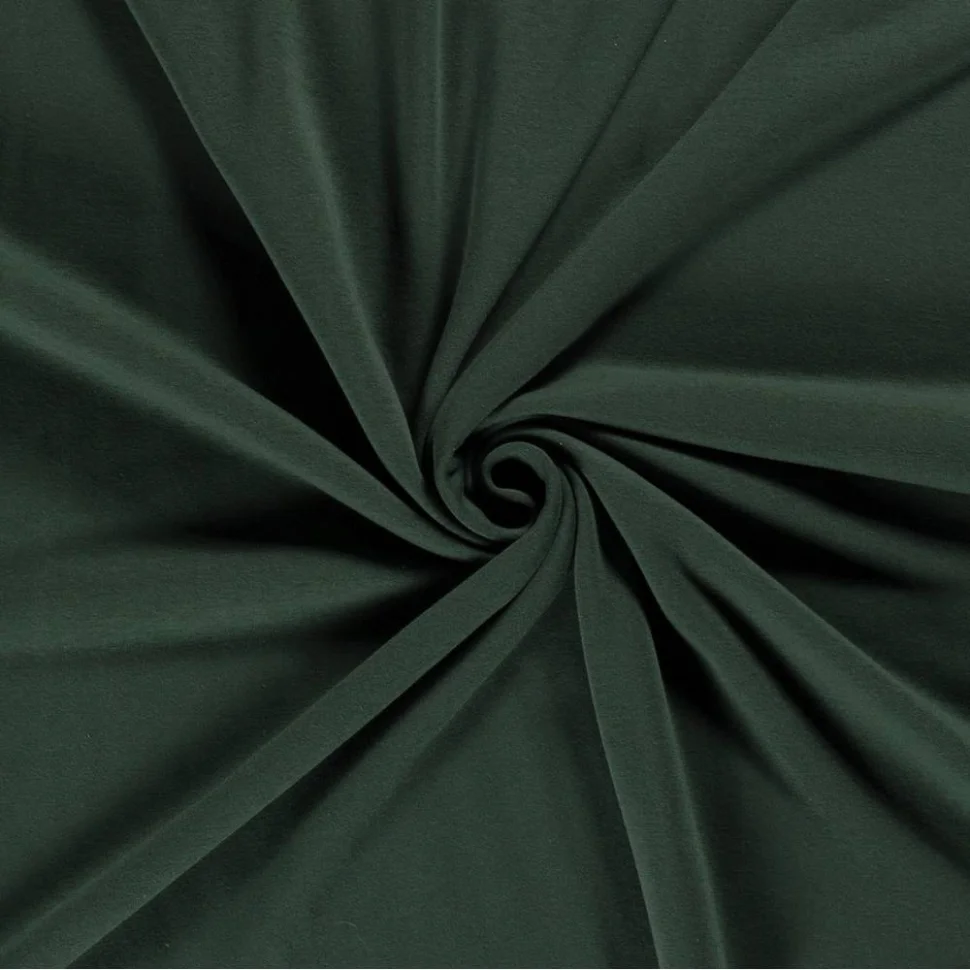 Tissu Polaire des Alpes uni Vert foncé