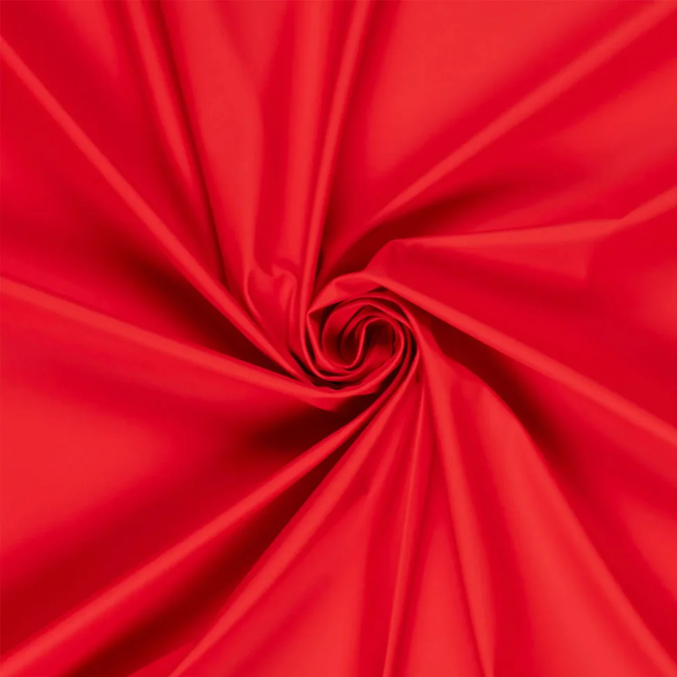 Tissu Imperméable uni Rouge