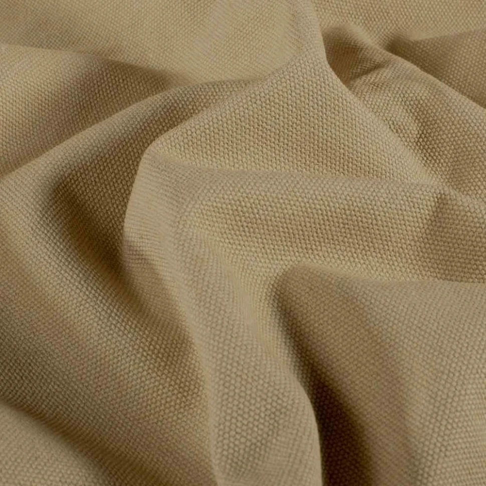 Tissu Toile Canvas d'ameublement uni Beige