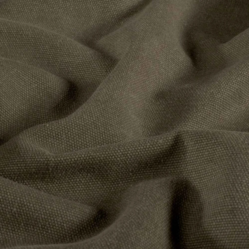 Tissu Toile Canvas d'ameublement uni Gris