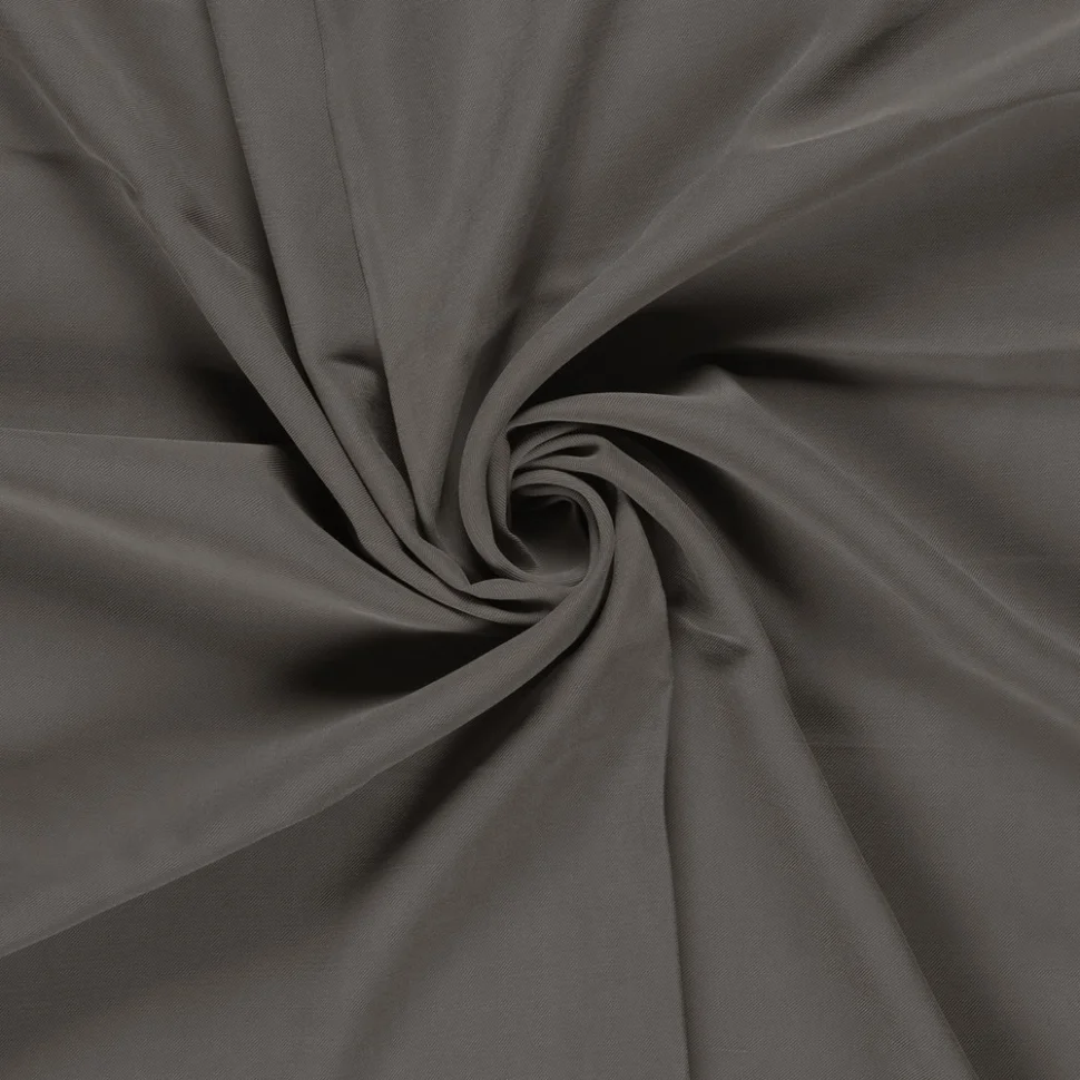 Tissu Viscose Twill extensible uni Taupe