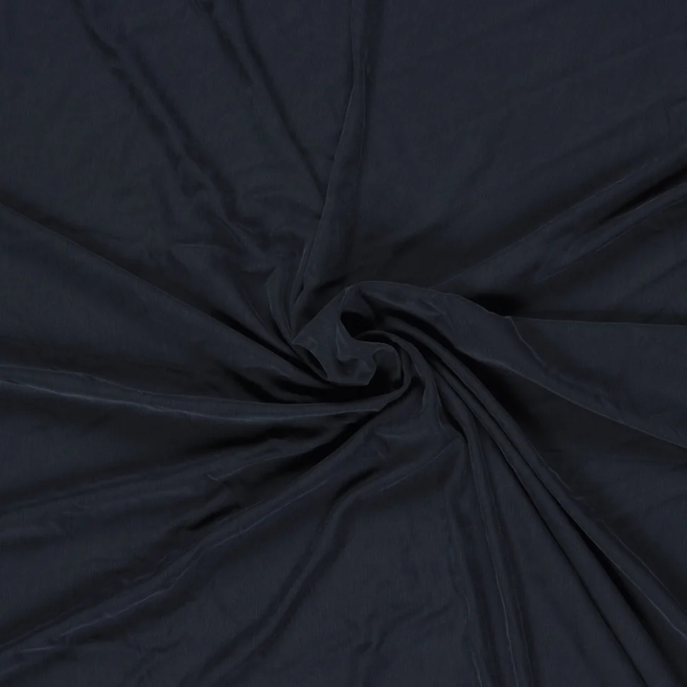 Tissu Jersey Viscose délavé uni Bleu marine