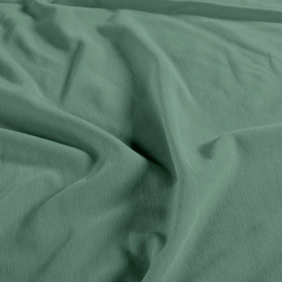 Tissu Jersey Viscose délavé uni Vert d'eau