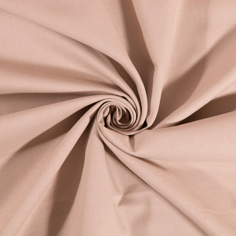 Coupon Tissu Coton uni Beige - Coupon de 150 cm