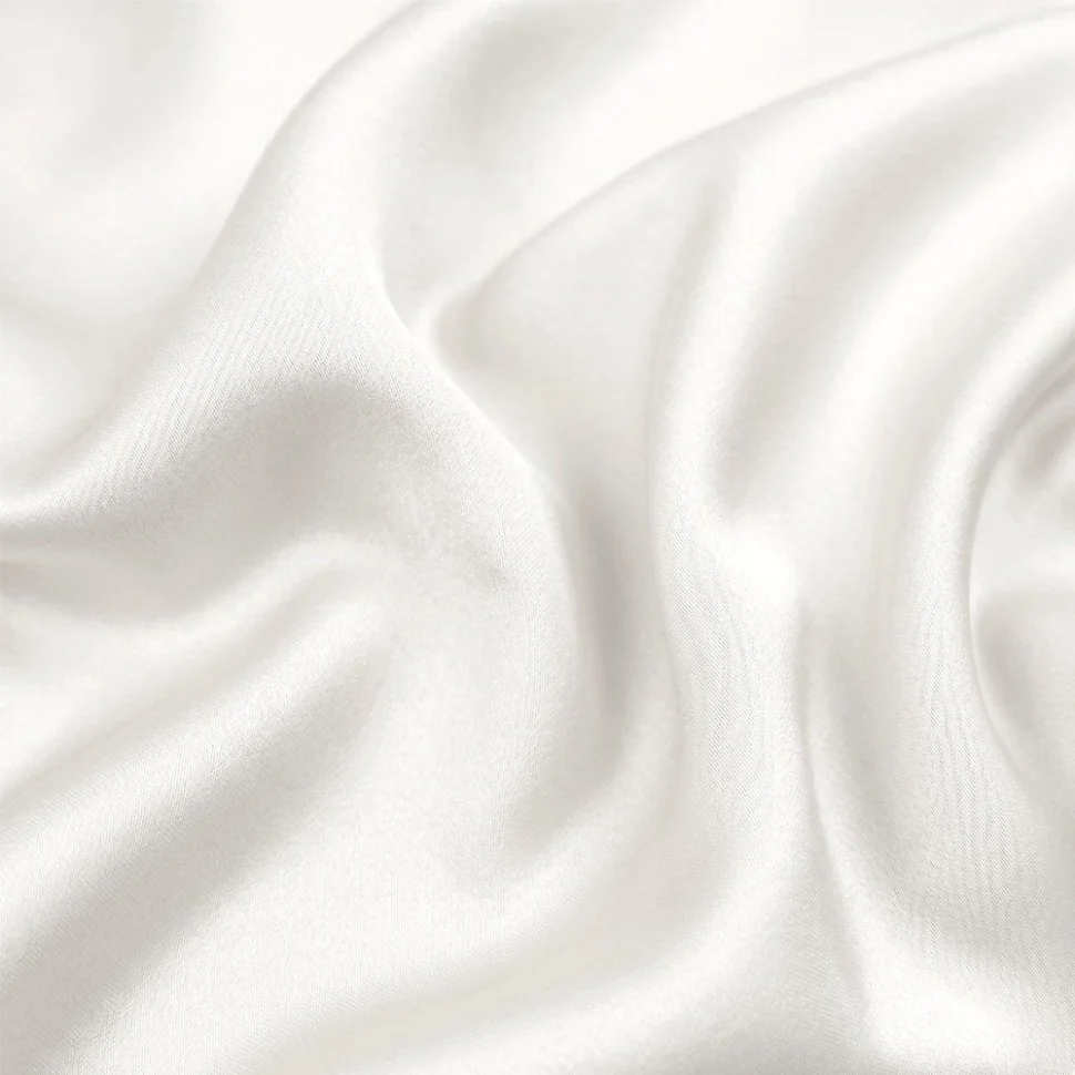Tissu Satin Duchesse uni Blanc