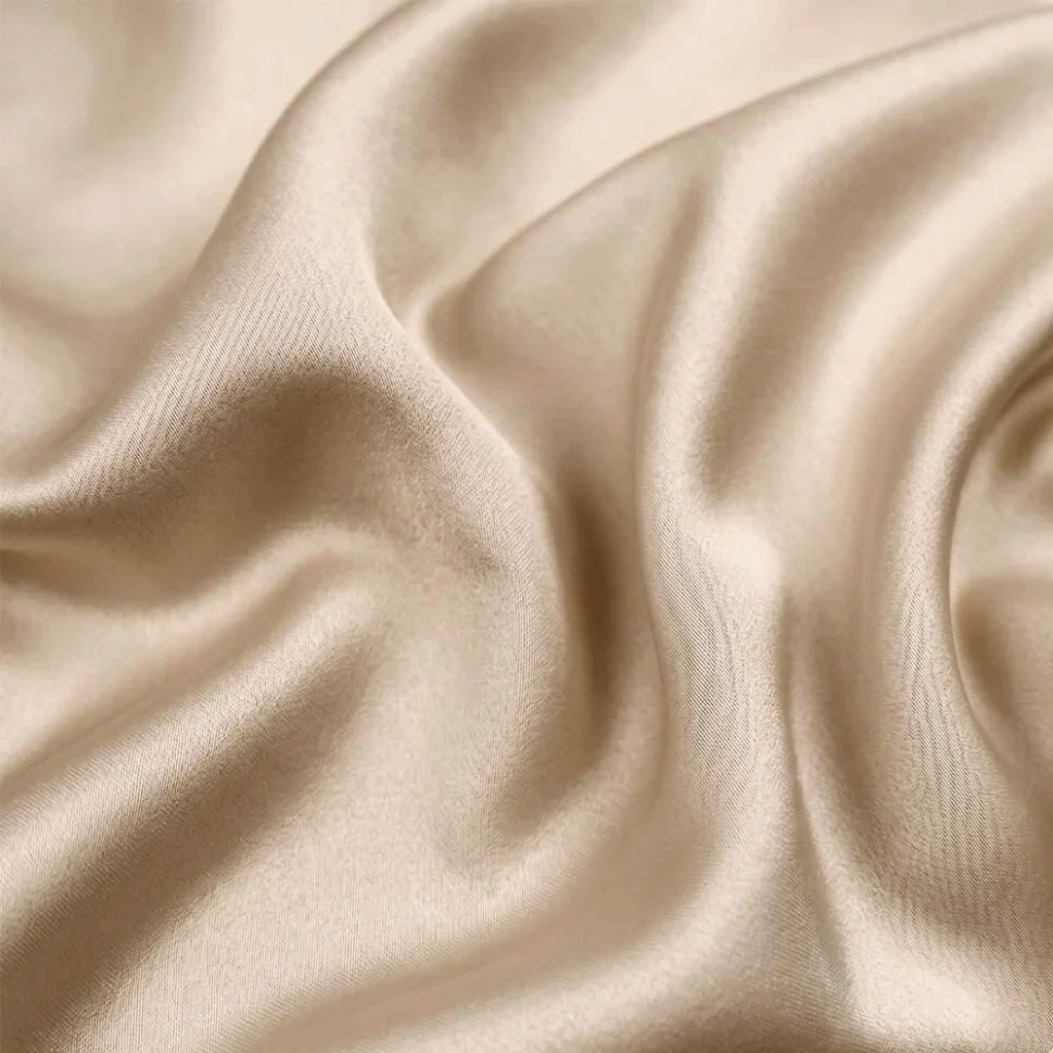 Tissu Satin Duchesse uni Beige