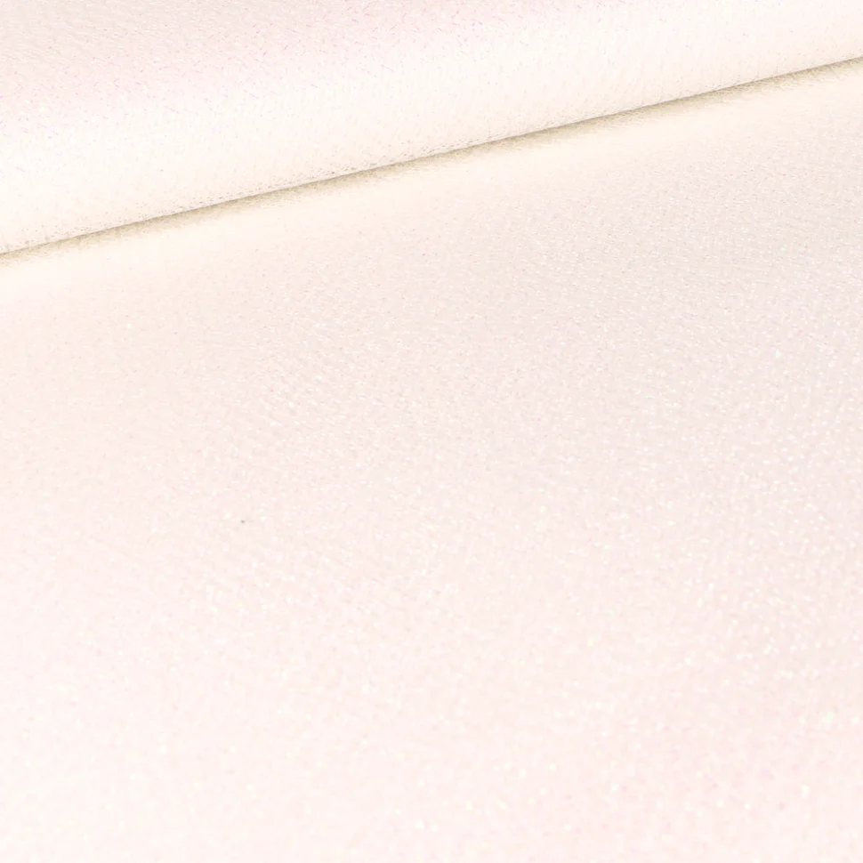 Tissu Tulle souple métallisé Blanc