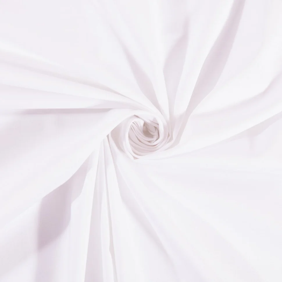 Coupon Tissu Coton uni Blanc - Coupon de 20 cm