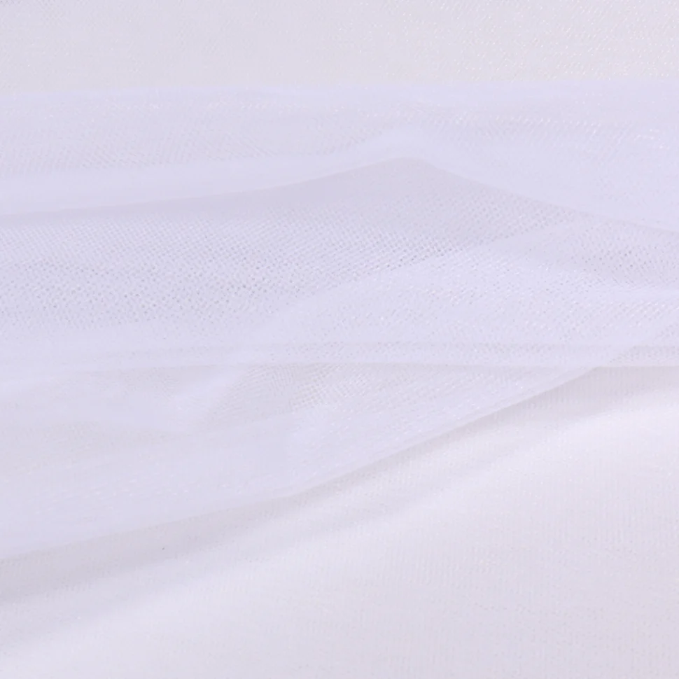 Tissu Voile de mariée grande largeur Blanc