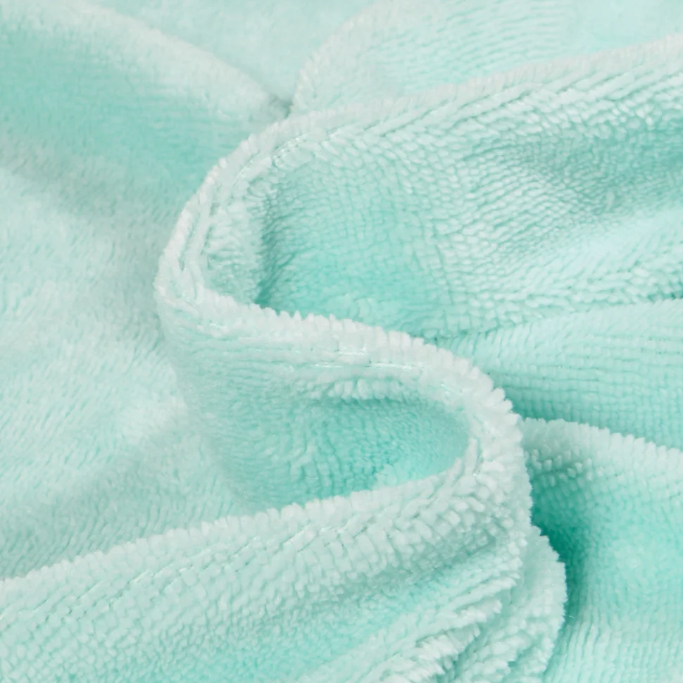 Coupon Tissu Micro Éponge Bambou Téa Vert menthe - Coupon de 300 cm