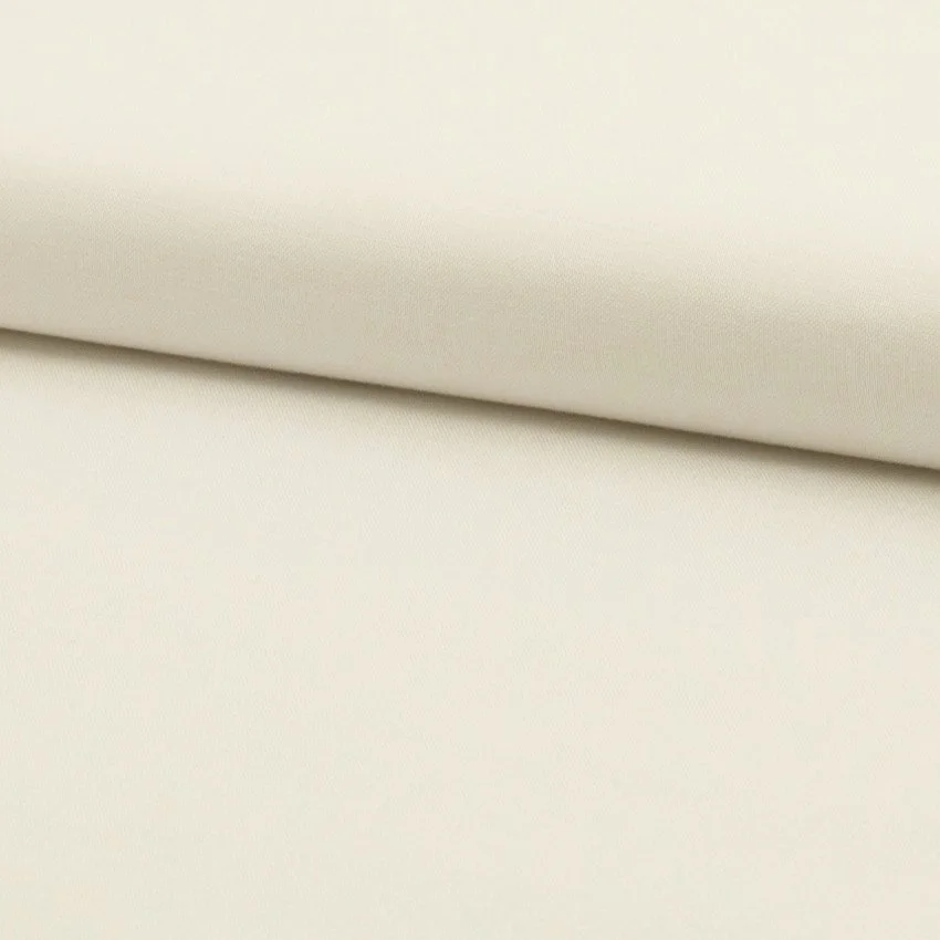 Coupon Tissu Coton uni Ecru - Coupon de 20 cm