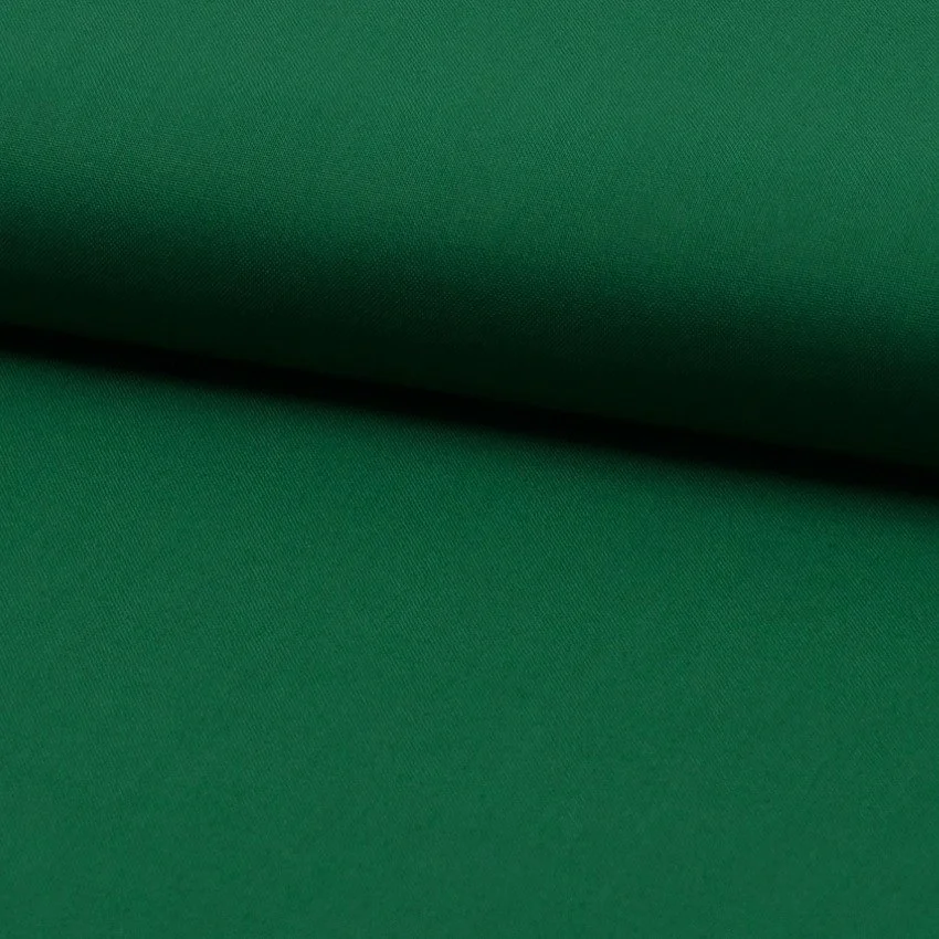Coupon Tissu Coton uni Vert foncé - Coupon de 20 cm