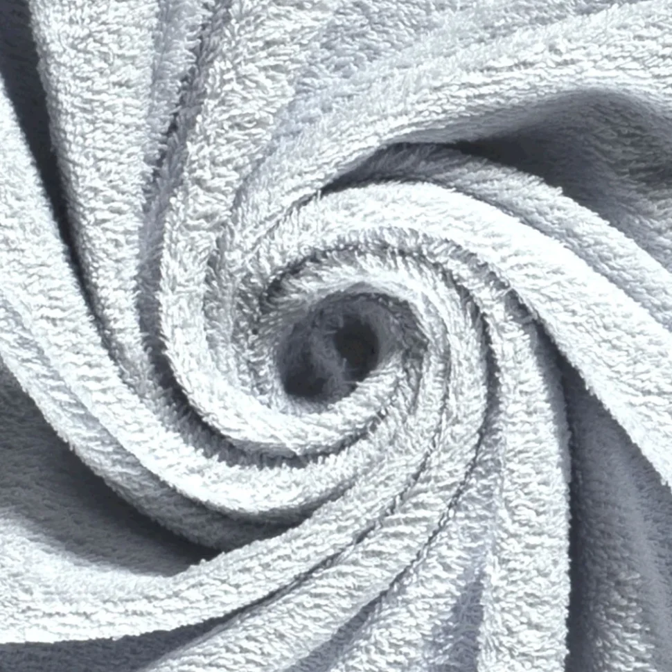 Coupon Tissu Eponge légère 340 g/m² uni Bleu clair - Coupon de 90 cm