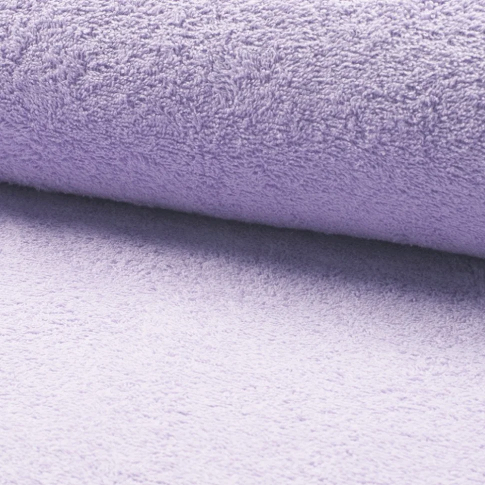Coupon Tissu Eponge légère 320 g/m² Parme - Coupon de 30 cm