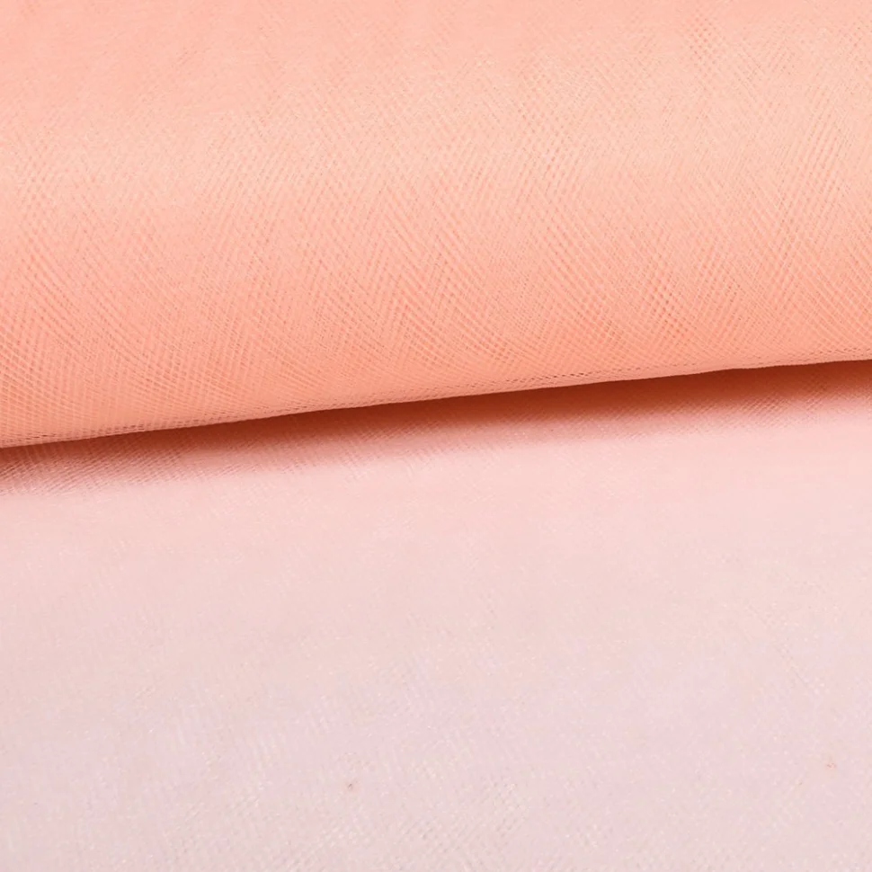 Coupon Tissu Tulle Souple Grande Largeur Chair - Coupon de 70 cm