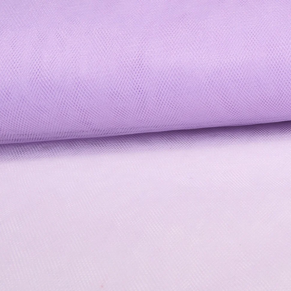 Coupon Tissu Tulle Souple Grande Largeur Parme - Coupon de 80 cm