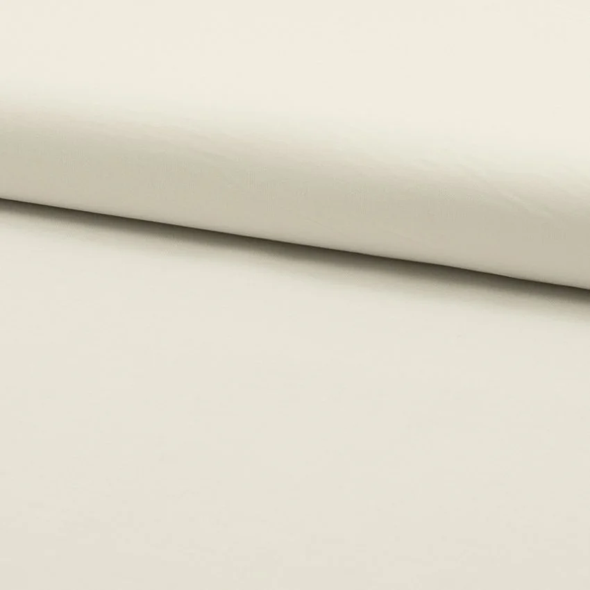 Coupon Tissu Voile de coton uni Bio Ecru - Coupon de 200 cm
