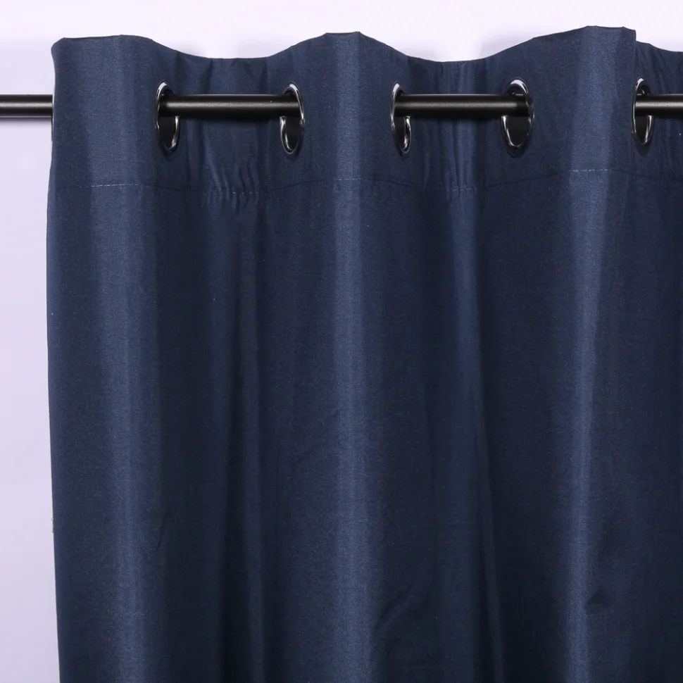 Rideau occultant Craftine 140 x 260 cm Microfibre Unie Monpazier Marine