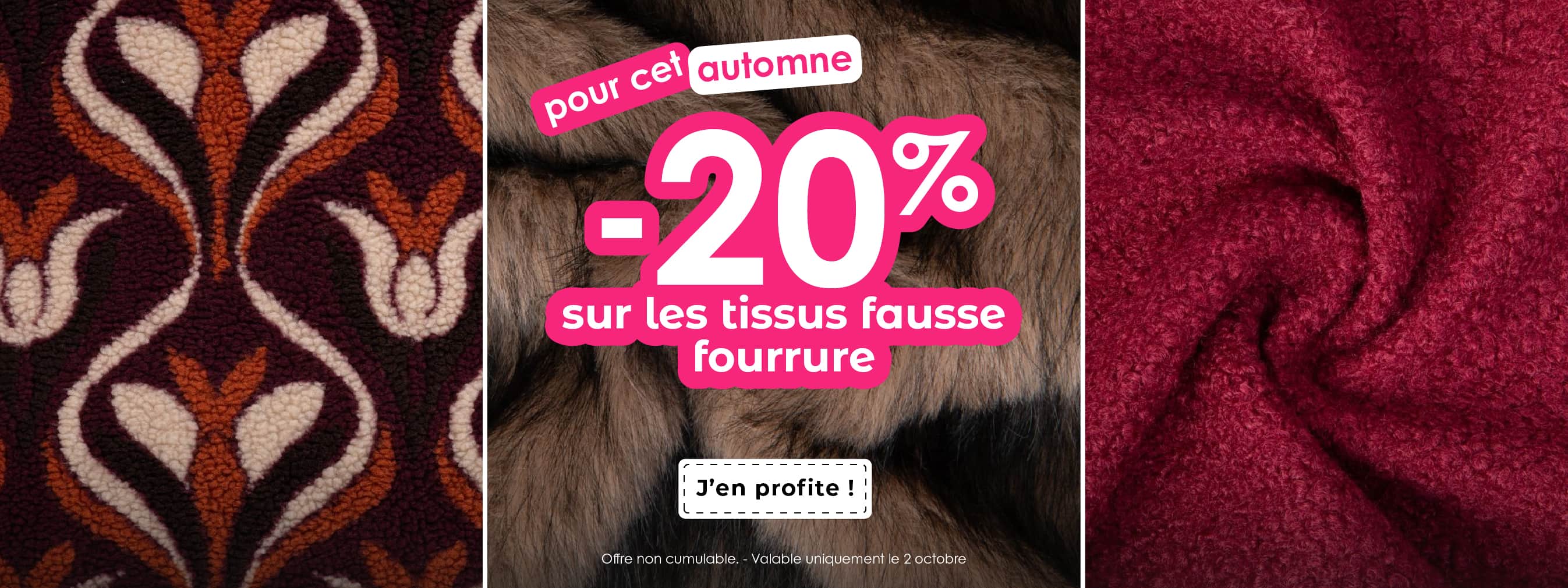 Slide 20% Fausse fourrure